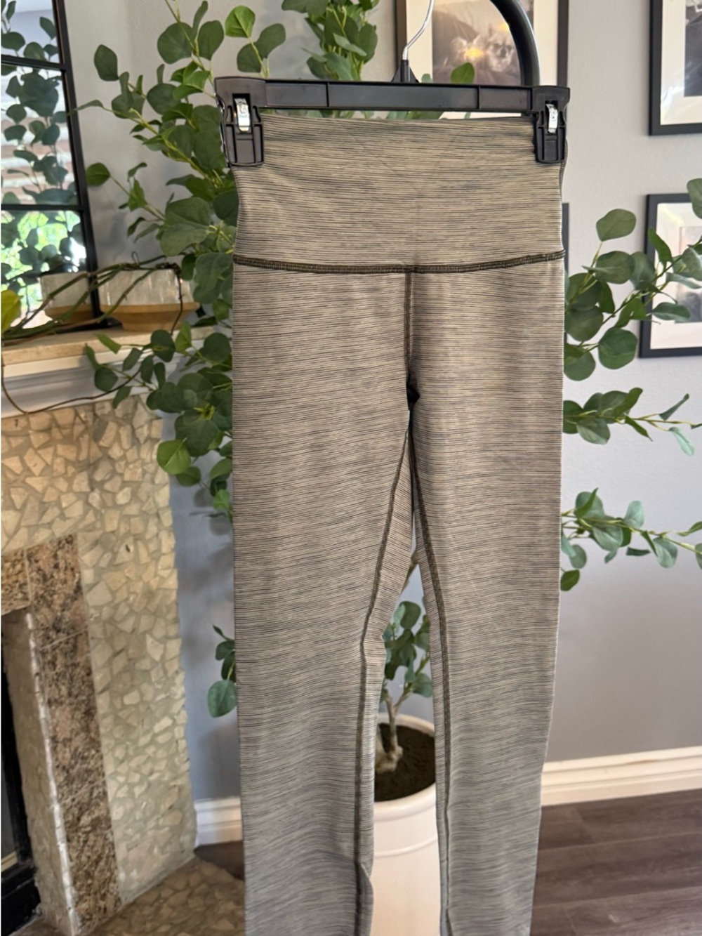lululemon athletica Heather Gray High-Rise Leggings